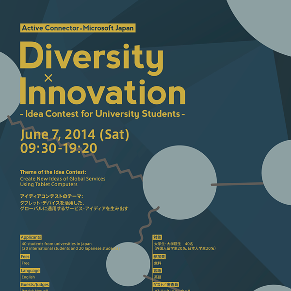 Active Connector × Microsoft Japan Diversity × Innovation Poster